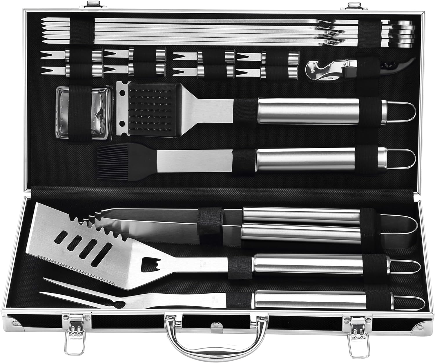22-Piece Stainless Steel Grilling Set