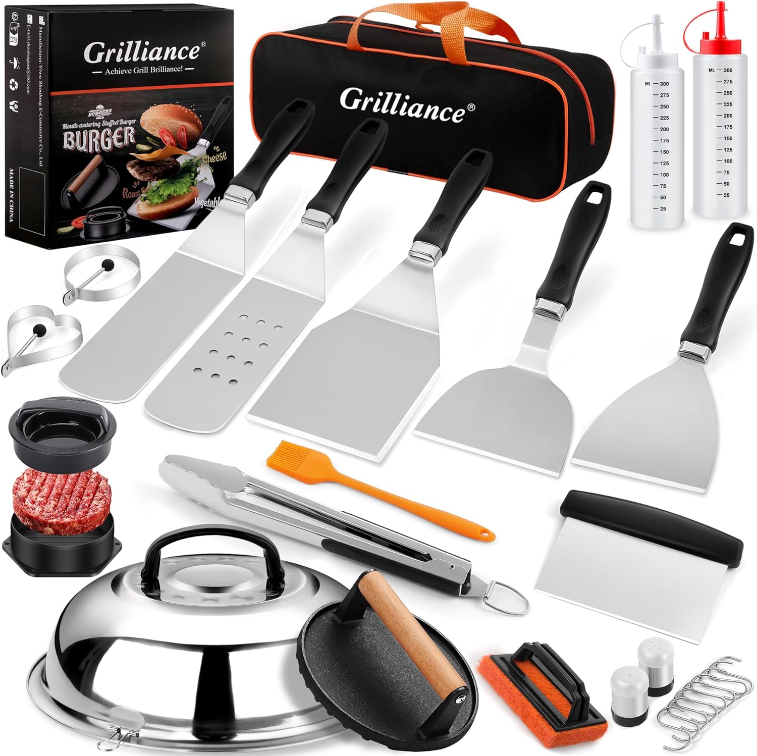 27-Piece Griddle Tool and Accessory Kit