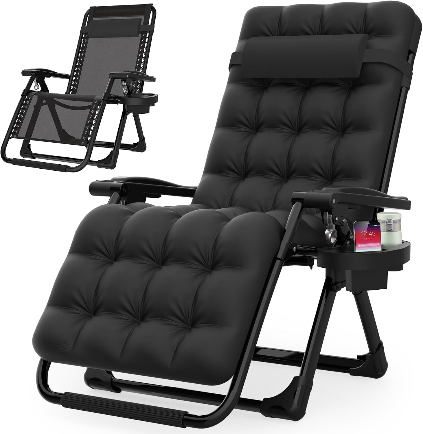Adjustable Anti-Gravity Recliner with Cushion