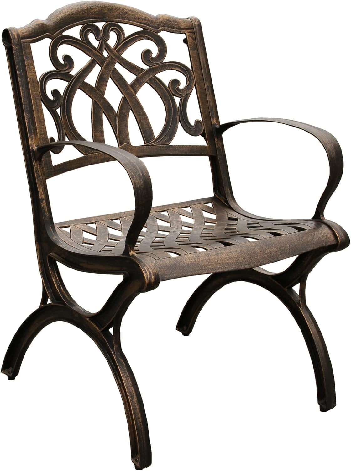 Ornate Cast Aluminum Dining Chair