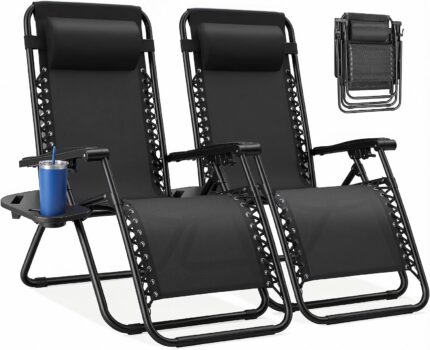Two-Piece Zero Gravity Reclining Chair Set