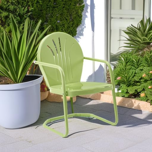 Retro Metal Patio Armchair