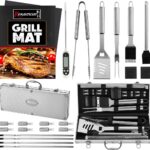 23-Piece BBQ Tool Set with Thermometer