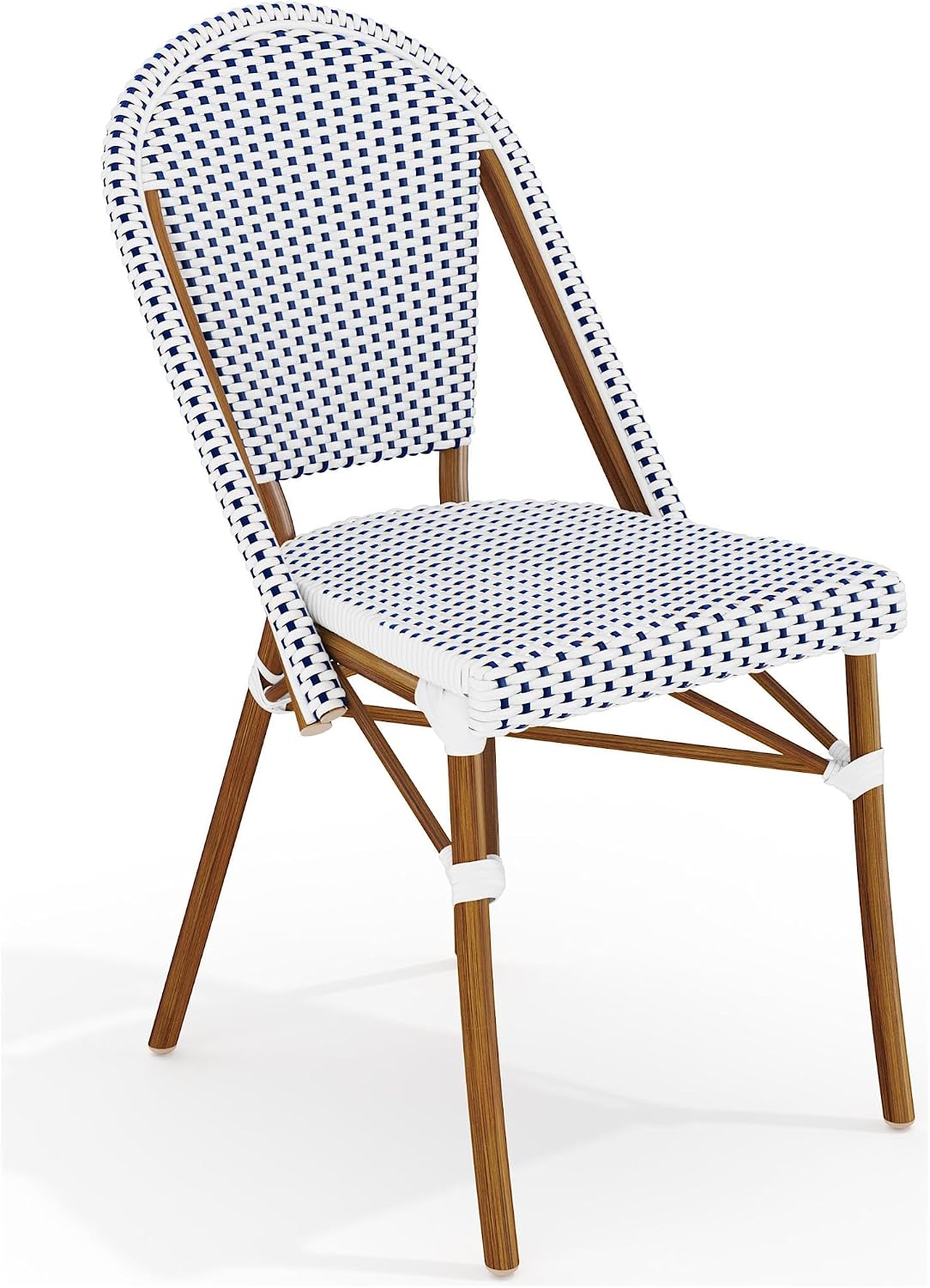 Woven Patterned Outdoor Dining Chair